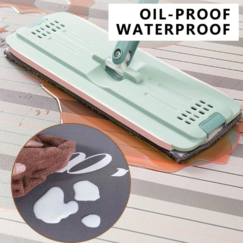 Kitchen Rug Waterproof Kitchen Mat Home Decoration Oil-Proof Non-Slip Kitchen Rugs Kitchen Vinyl Carpet שטיח למטבח